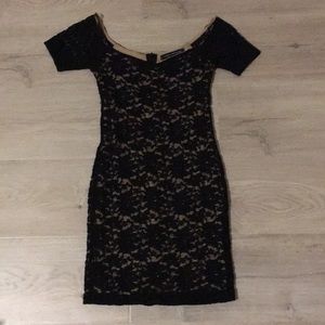 Foreign Exchange Black Lace Dress